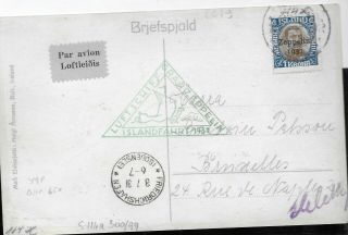 Iceland Postcard With Scott C - 10 Zeppelin Tied To It Low$19.  99 Start