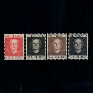 [101724] Netherlands 1949 Queen Juliana Scott 319 - 322 High Values Mlh