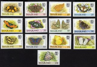 Swaziland 1987 Complete Set Of Stamps Mi 515 - 527 Mnh Cv=25€