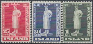 Iceland 700th Ann Death Historian Snorri Sturluson 1941 Mnh - 7,  50 Euro