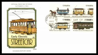 Mayfairstamps Us Fdc 1983 Streetcar Combo Collins First Day Cover Wwb_37259