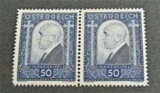 Nystamps Austria Stamp B99 Og Nh $50 Pair