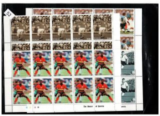 == 10x Central African Rep - Mnh - Soccer