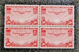 Nystamps Us Air Mail Stamp C22 Og Nh $44