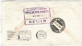 COLOMBIA - USA - SCADTA COVER - FF COVER to CANAL ZONE - GIRARDOT - 1929 RRR 2