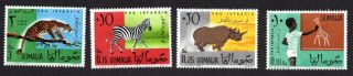 Somalia 1960 Complete Set Of Stamps Mi 12 - 15 Mnh Cv=6€