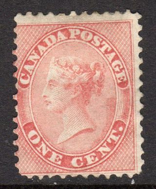 Colony Of Canada Qv 1859 1c Pale Rose Sg29 M/mint  Cat £425