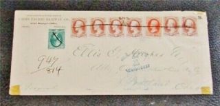 Nystamps Us Stamp Early Cover Rare