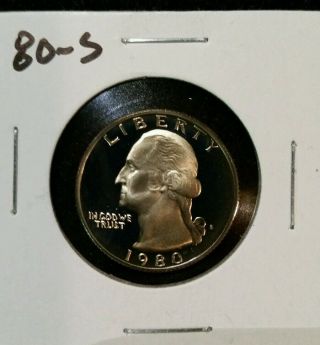 1980 - S,  Us Proof Quarter,  From Us Proof Set