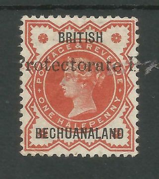 British Bechuanaland Protectorate Sg55 The 1890 Halfpenny Vermillion Cat £275