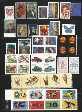 2016 Complete Us Stamp Year Set Nh As The Scans Show