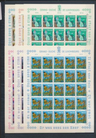 Xb73691 Luxembourg Folktales Fairytales Folklore Sheets Xxl Mnh