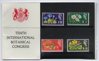 Gb 1964 Botanical Congress Presentation Pack Vgc Stamps