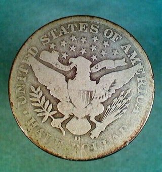 1911 - D Barber Silver Half Dollar (045)