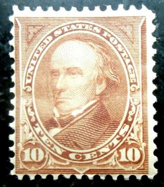 Buffalo Stamps: Scott 282c Color Change Bureau,  H/og & F/vf,  Cv = $175