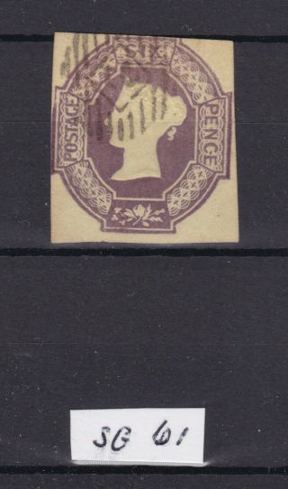 Gb Qv 1847 - 54 Embossed Sg61 6d Violet