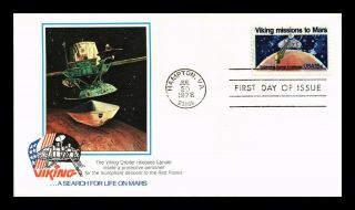 Dr Jim Stamps Us Viking Mission To Mars Space First Day Cover Fleetwood