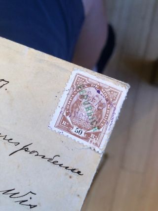 Rare 1911 Mozambique (Portugal Colonial) To USA Postal Cover 2