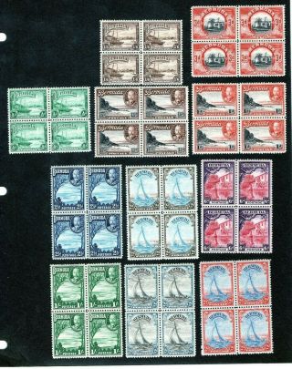 Bermuda Stamp Blocks Of 4 105 - 14