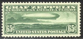 U.  S.  C13 Vf Nh - 1930 65c Graf Zeppelin ($240)