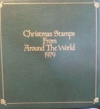 Christmas Stamps From Around The World 1979 46 Different Countries In Album
