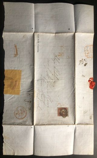 1852 England Letter Soldier Enquiry Cover To Wexford Ireland Sc 3 3