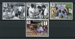 Fiji 2018 Mnh Us Peace Corps 50th Anniv 4v Set Volunteering Aid Stamps