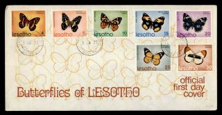 Dr Who 1973 Lesotho Butterfly Fdc C126182