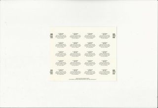 US Stamps Sheet/Postage Sct 3905 Yip Harburg - lyricist MNH F - VF OG FV$7.  40 2