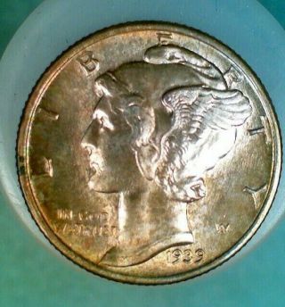Ms 1939 - P Silver Mercury Dime (035)