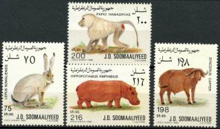 Somalia 1989 Sg 776 - 9 Animals Mnh Set Cat £22 D89629