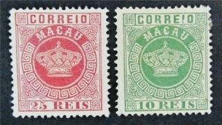 Nystamps Portugal Macao Stamp 3.  6 No Gum $53
