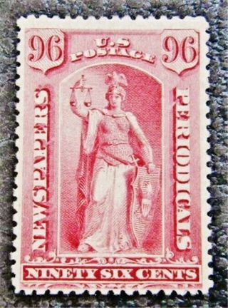 Nystamps Us Newspaper Stamp Pf89 Og H $750
