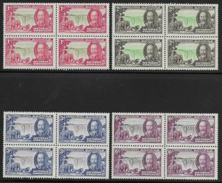 Southern Rhodesia 1935 Silver Jubilee Set Blocks Of 4 Vf Mnh Sg 31 - 34 £112,