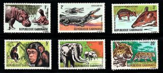 Gabon Sc 203 - 208 Animals - Mnh