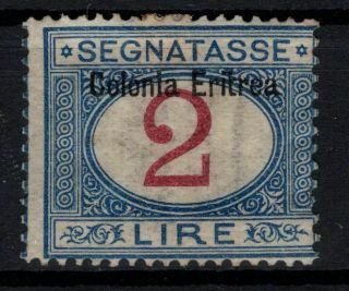 P118274 / Eritrea / Italian Colony / Postage Due / Sassone 9 Mh 300 E