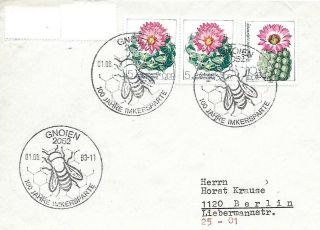 Commemorative Germany Ddr Gnoien 1983,  100 Year Beekeepers,  Honey Bee