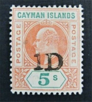 Nystamps British Cayman Islands Stamp 19 Og H $350