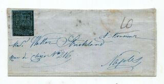 Italy Parma 1852 Issue Stamp On Cover Piece Only To Naples - High Value -