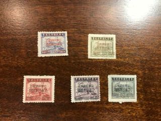 Mnh Roc Taiwan China Stamps Scj122 - 126 Postage Due Set Of 5 Vf