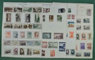 Russia Soviet Union Stamps Good Selection Of Early Issues On 9 Pages (r82)