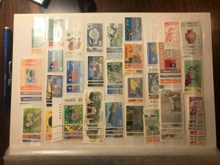 One Page Mnh Roc Taiwan China Stamps Most Complete Sets Vf (4)