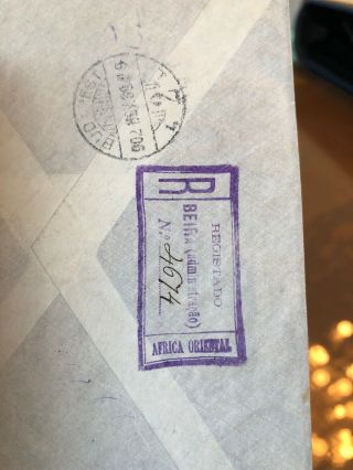Rare Registered Portuguese Colonial Mozambique Postal Cover To Budapest 1902 4