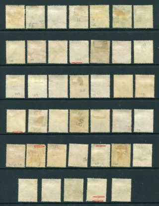 1922/1940 Johore,  Malaya Selection of 40 x Stamps to $10 Mixed Pmks 5