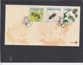 South Africa 2017 Bees First Day Cover Fdc Paarl Pictorial H/s