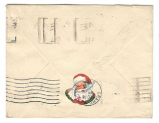 1929 Toronto 2 Different Slogan Cancels - Santa Claus Tb Label Tied To Cover