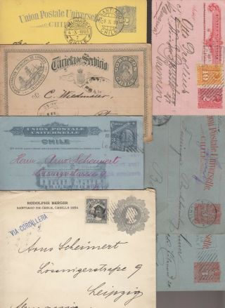 Chile - Colection Old Cards Or Covers - Very Good