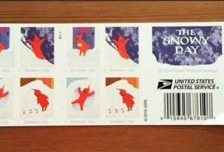200 Usps Forever Postage Stamps - Snowy Day (10 Booklets Of 20)