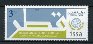 Qatar 2013 Mnh World Social Security Forum Issa 1v Set Stamps
