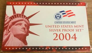2004 United States Silver Proof Set Ogp